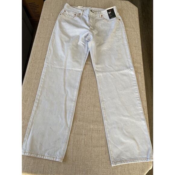 Levi’s Premium 501 '90s Jeans 100% Cotton Denim Button fly 31x32 NWT - Picture 10 of 16